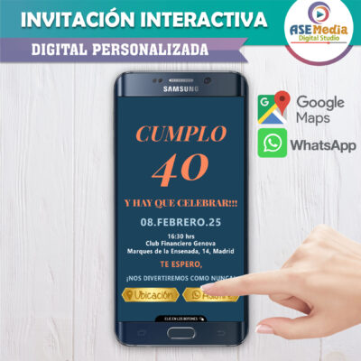 Demon Slayer, Shinobu – Invitación Interactiva de Cumpleaños para WhatsApp