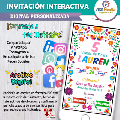Y Llego Mi Cumpleaños – Invitación Interactiva de Cumpleaños para WhatsApp