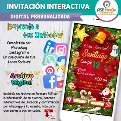 Mi Fiesta de Donas – Invitación Interactiva de Cumpleaños para WhatsApp