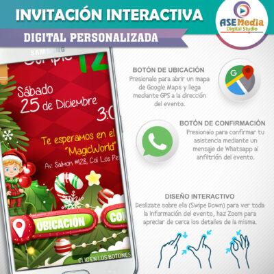 Mi Fiesta de Donas – Invitación Interactiva de Cumpleaños para WhatsApp