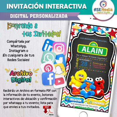 Ninjago – Invitación Interactiva de Cumpleaños para WhatsApp