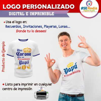 Cerveza Tecate Logo Personalizado con Nombre