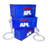 APL, American President Lines | Llavero Contenedor Maritimo
