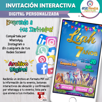 Sheriff Labrador – Invitación Interactiva de Cumpleaños para WhatsApp