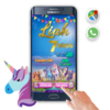 Academia Unicornio – Invitación Interactiva de Cumpleaños para WhatsApp