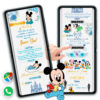 Bautizo Baby Mickey Mouse – Invitación Interactiva para WhatsApp