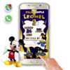 Mickey Mouse Principe – Invitación Interactiva de Cumpleaños para WhatsApp