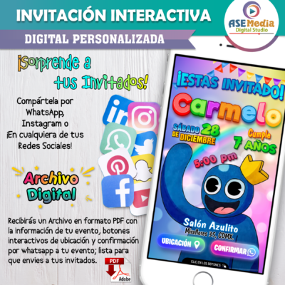 Treinta, Coqueta y Próspera – Invitación Interactiva de Cumpleaños para WhatsApp