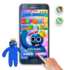 Blue, Rainbow Friends – Invitación Interactiva de Cumpleaños para WhatsApp