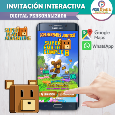 Blippi – Invitación Interactiva de Cumpleaños para WhatsApp