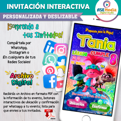 Super Beard Avdventure – Invitación Interactiva de Cumpleaños para WhatsApp