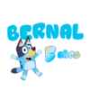 Bluey 02 Logo Personalizado con Nombre