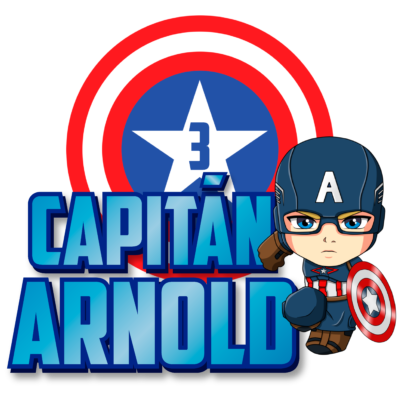 Capitán América Logo Personalizado con Nombre