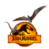 Jurassic World Dominion Pterodáctilo Logo Personalizado con Nombre