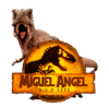 Jurassic World Dominion Tiranosaurio Logo Personalizado con Nombre