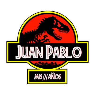 Jurassic Park Logo Personalizado con Nombre