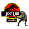 Jurassic Park Tiranosaurio Rex Logo Personalizado con Nombre