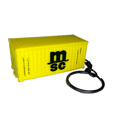 MSC, Mediterranean Shipping Company | Llavero Contenedor Maritimo