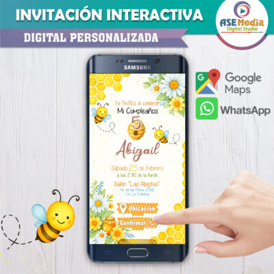 Mi Fiesta Mágica- Invitación Interactiva de Cumpleaños para WhatsApp