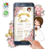 Mi Confirmación Floral para Niña – Invitación Interactiva para WhatsApp