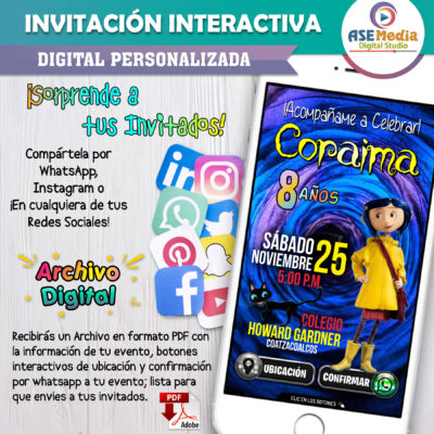 GTA VICE CITY – Invitación Interactiva de Cumpleaños para WhatsApp