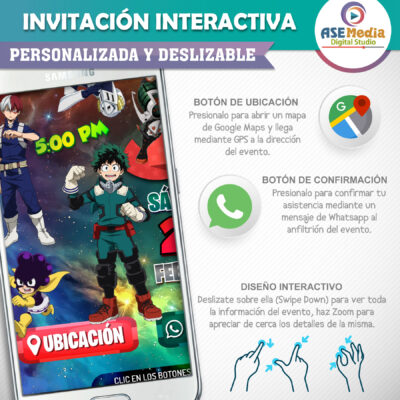 Los Picapiedra – Invitación Interactiva de Cumpleaños para WhatsApp