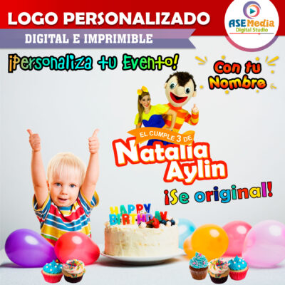 Bely y Beto Logo Personalizado con Nombre