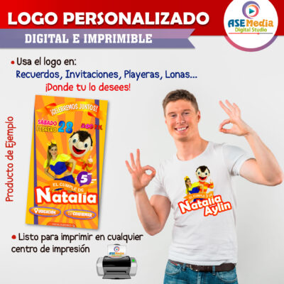 Bely y Beto Logo Personalizado con Nombre