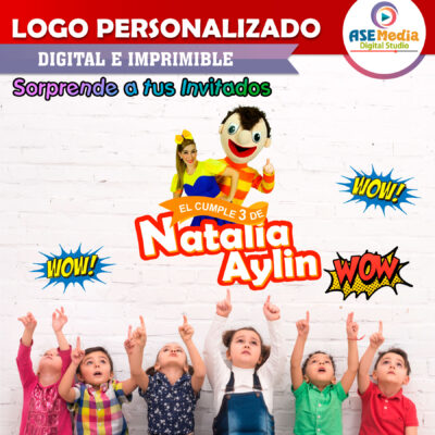 Bely y Beto Logo Personalizado con Nombre
