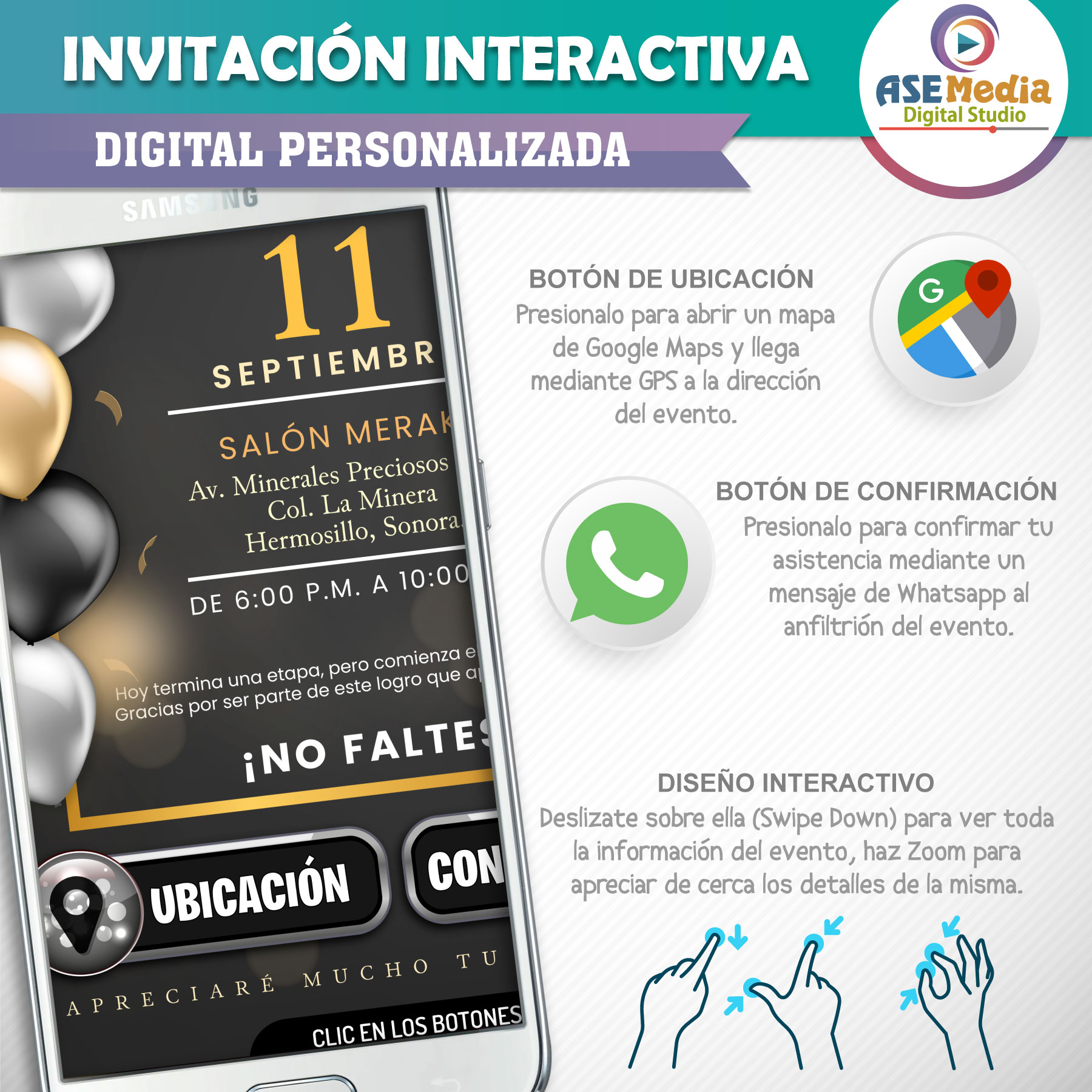 Mi Graduación – Invitación Interactiva para WhatsApp