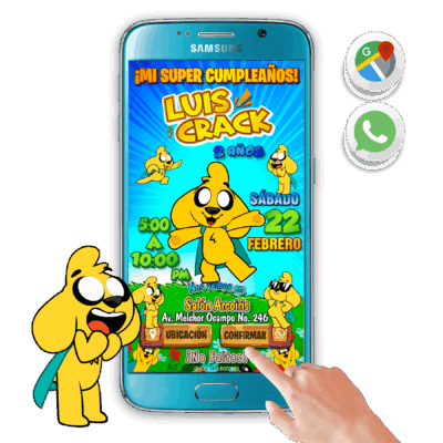 Mikecrack- Invitación Digital de Cumpleaños