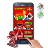 Red Ranger, Power Rangers – Invitación Interactiva de Cumpleaños para WhatsApp
