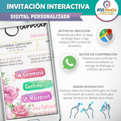Mi Fiesta de Graduación – Invitación Interactiva para WhatsApp