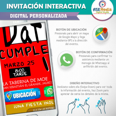 Sailor Moon – Invitación Interactiva de Cumpleaños para WhatsApp