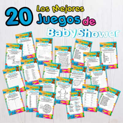 Juegos Baby Shower Niño Imprimible