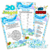 Juegos Baby Shower Mundo Marino Imprimible