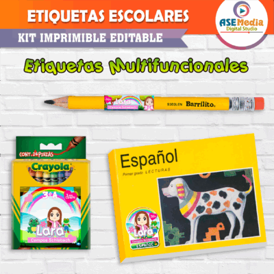 Shadow, Sonic Etiquetas Escolares Editables