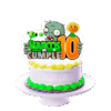 Plantas vs Zombies Cake Topper Letrero Imprimible para Pastel (copia)