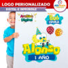 Baby Bob Esponja Logo Personalizado con Nombre