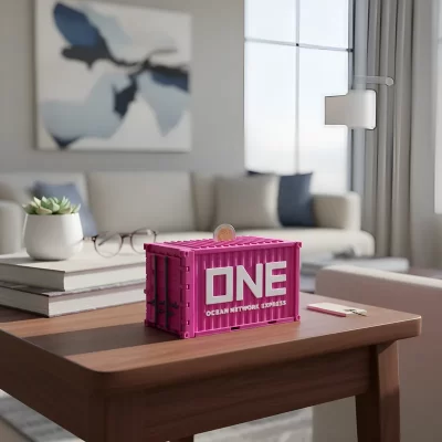 ONE, Ocean Network Express | Alcancia de Contenedor Maritimo