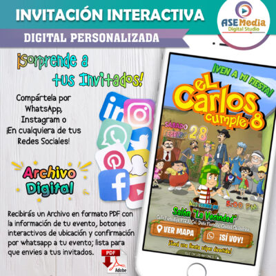 Draculaura, Monster High – Invitación Interactiva de Cumpleaños para WhatsApp
