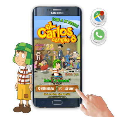 El Chavo del 8 Animado – Invitación Interactiva de Cumpleaños para WhatsApp