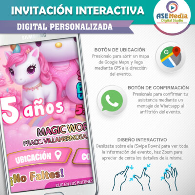 La Princesa Sofia – Invitación Interactiva de Cumpleaños para WhatsApp