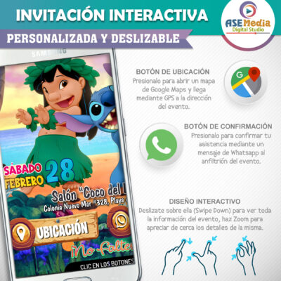 Soy Luna – Invitación Interactiva de Cumpleaños para WhatsApp