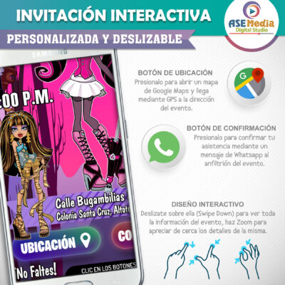 Mi Cumpleaños con Flores Rojas – Invitación Interactiva de Cumpleaños para WhatsApp