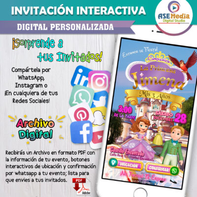 Tron, El Legado – Invitación Interactiva de Cumpleaños para WhatsApp