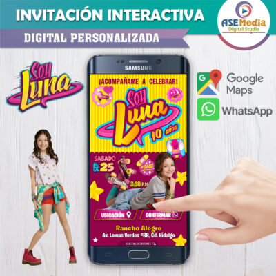 Star Wars, Darth Vader – Invitación Interactiva de Cumpleaños para WhatsApp