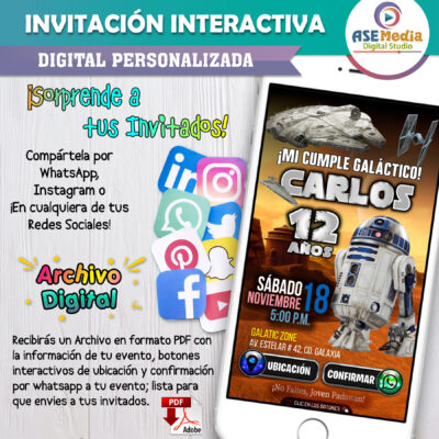 El Chavo del 8 Animado – Invitación Interactiva de Cumpleaños para WhatsApp