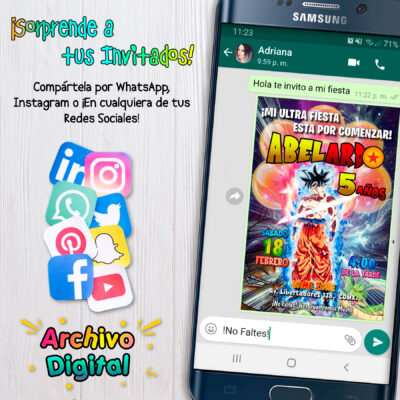 Stranger Things – Invitación Digital de Cumpleaños