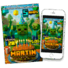 Zombie Minecraft – Invitación Digital de Cumpleaños